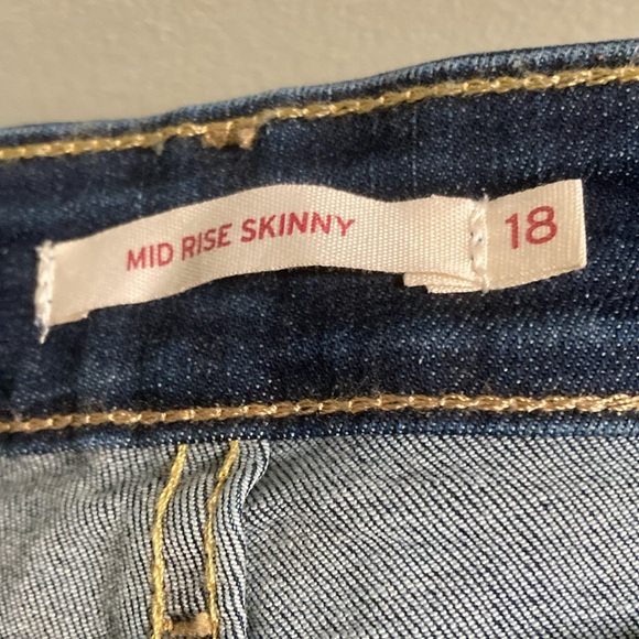 ⭐️⭐️ Levi's® Women's Mid-Rise Classic skinny Jeans NWT 18 - Picture 8 of 11